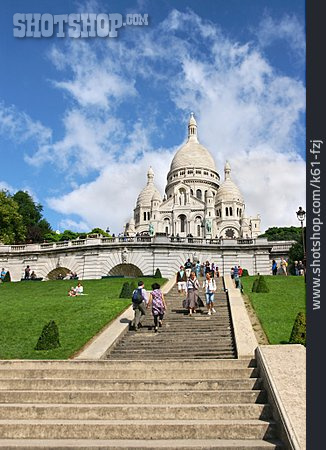 
                Paris, Sacre-coeur De Montmartre                   
