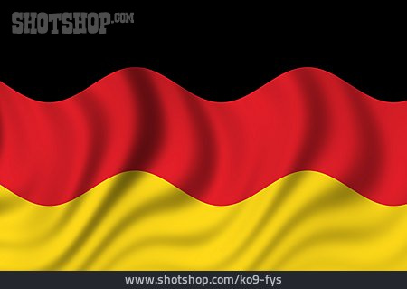 
                Nationalflagge, Deutschlandflagge                   