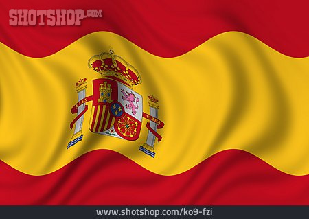 
                Spanien, Nationalflagge                   