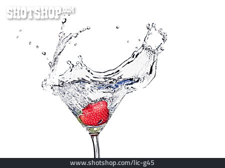 
                Erfrischung, Wasserglas                   
