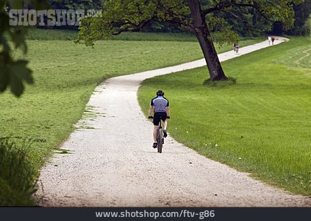 
                Unterwegs, Fahrradfahrer, Mountainbiker                   