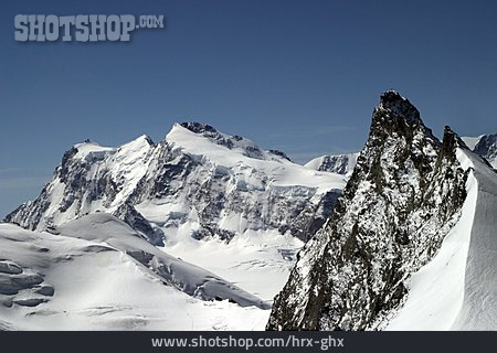 
                Gipfel, Monte Rosa, Dufourspitze                   