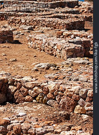 
                Archäologie, Ausgrabungsstätte, Akrotiri                   