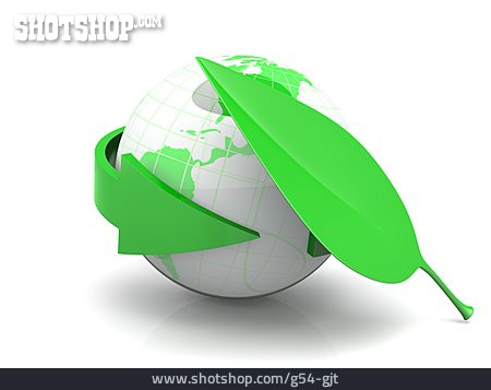 
                Umweltschutz, Umweltfreundlich, Recycling, Globus                   