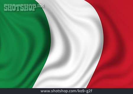 
                Italien, Nationalflagge                   