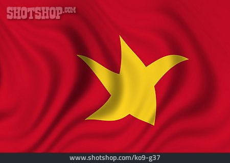 
                Vietnam, Nationalflagge                   