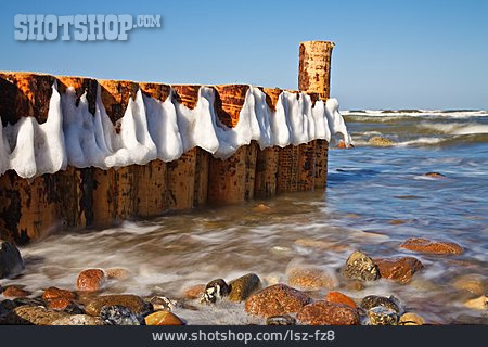 
                Winter, Ostsee, Buhne                   