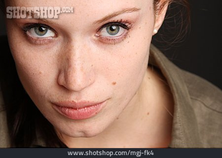
                Young Woman, Woman, Serious, Portrait                   