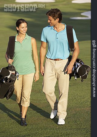 
                Paar, Golf, Golfspieler                   