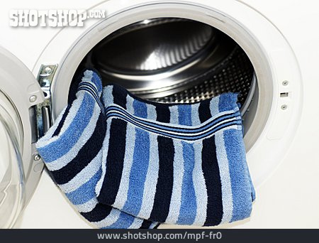 
                Handtuch, Gestreift, Waschmaschine                   