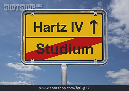 
                Wegweiser, Hartz 4, Studium                   