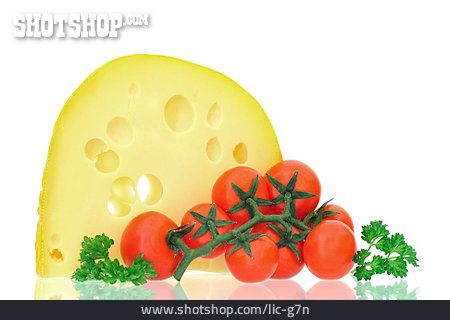 
                Tomate, Käse                   