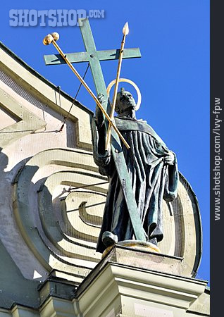 
                Heiligenfigur, Sankt Mariä Himmelfahrt, Maria-himmelfahrt-kirche                   