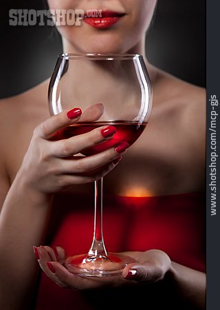 
                Elegant, Indulgence & Consumption, Red Wine                   