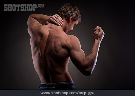 
                Akt, Rücken, Muskulös                   