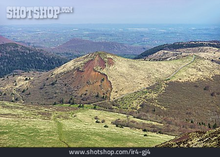 
                Landschaft, Clermont-ferrand, Zentralmassiv, Auvergne                   