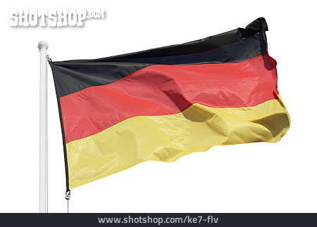 
                Nationalflagge, Deutschlandflagge                   
