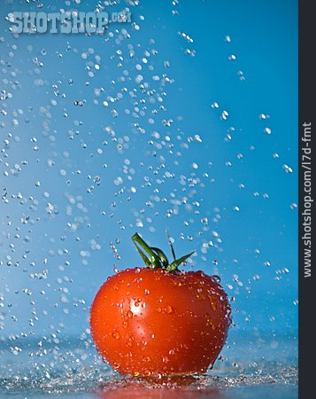 
                Wassertropfen, Tomate, Waschen                   