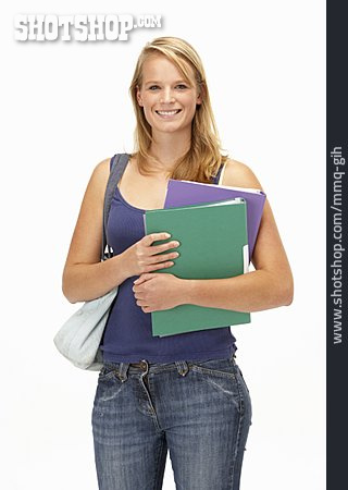 
                Young Woman, Documentation, Student                   