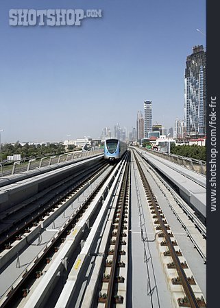
                öffentliches Verkehrsmittel, Dubai, Personenzug                   