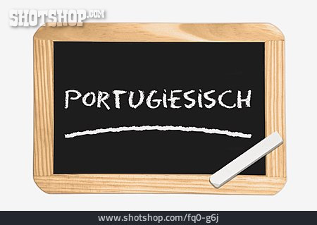 
                Sprache, Fremdsprache, Portugiesisch                   