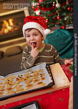 
                Boy, Sweets, Christmas Cookies                   