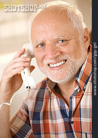 
                Mann, Senior, Telefonieren                   