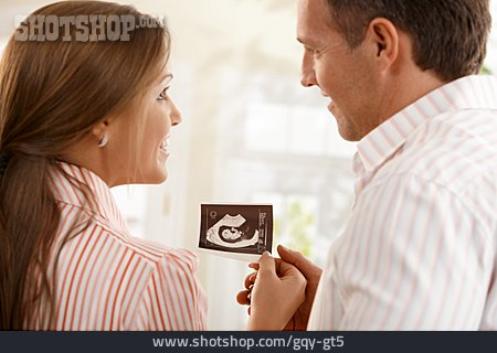 
                Ultrasound, Pregnancy, Couple                   