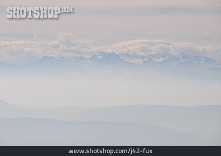 
                Hintergrund, Gebirge, Diesig, Alpen                   