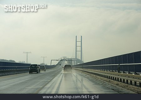 
                Wetter, Straße, Trüb, Straßenverkehr, Rügenbrücke                   