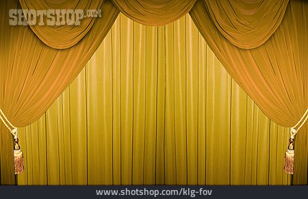 
                Vorhang, Theatervorhang                   