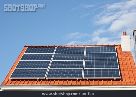 
                Dach, ökostrom, Solar, Solaranlage, Solardach                   