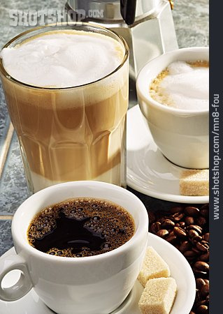 
                Kaffee, Latte Macchiato, Cappuccino                   