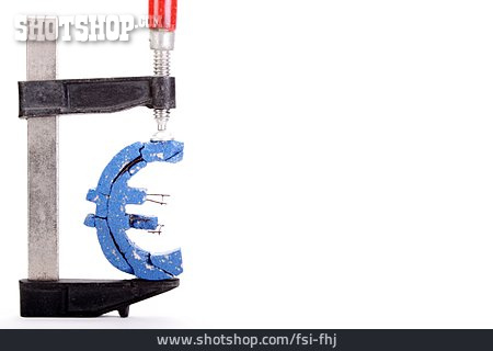 
                Inflation, Eurozeichen, Eurokrise                   