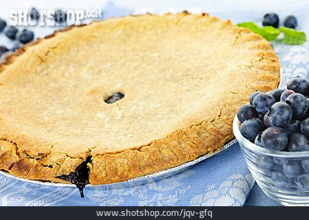 
                Heidelbeere, Obstkuchen, Heidelbeerkuchen, Blueberry Pie                   