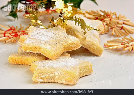
                Weihnachtsplätzchen, Keks, Sternförmig                   