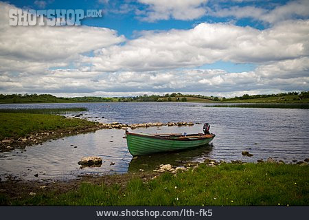 
                See, Boot, Ufer, Fischerboot, Roscommon                   