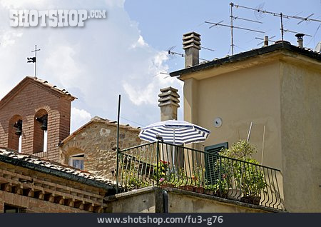 
                Sonnenschirm, Toskana, Terrasse                   