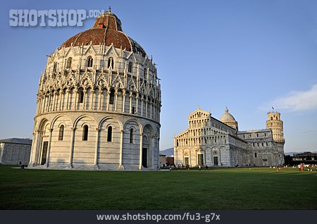 
                Pisa, Schiefer Turm, Baptisterium, Santa Maria Assunta                   