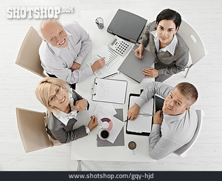 
                Teamarbeit, Meeting, Geschäftspartner                   