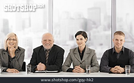 
                Meeting, Team, Geschäftsleute, Jury                   