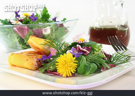 
                Salat, Wildkräuter, Wildkräutersalat                   