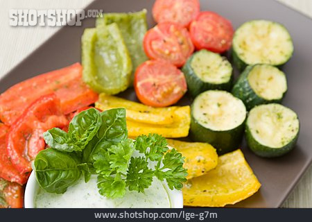 
                Gemüse, Vegetarische Küche, Gemüseteller                   