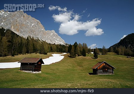 
                Tirol, Alm, Ehrwald, Mieminger Gebirge                   