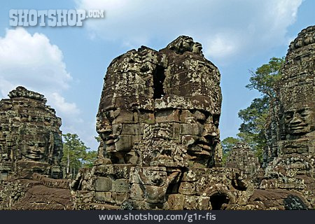 
                Bayon, Angkor Wat, Gesichtertürme                   