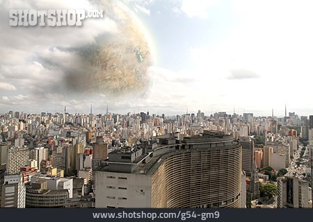 
                Stadt, Katastrophe, Science Fiction, Sao Paulo, Invasion                   