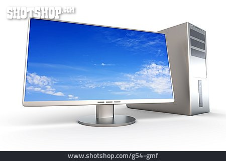 
                Computer, Monitor, Flachbildschirm                   