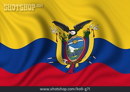 
                Ecuador, Nationalflagge                   