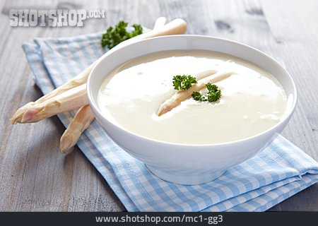 
                Spargelcremesuppe                   
