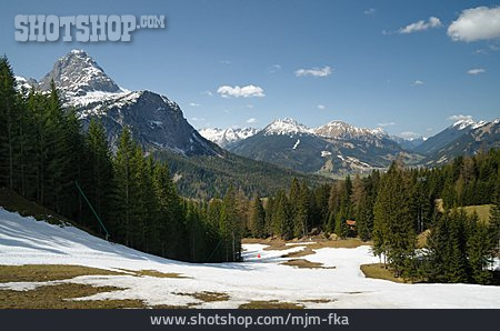 
                Tirol, Schneeschmelze, Mieminger Gebirge                   